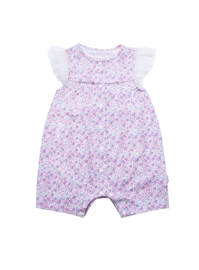 女童背心短袖连体衣宝贝连体服