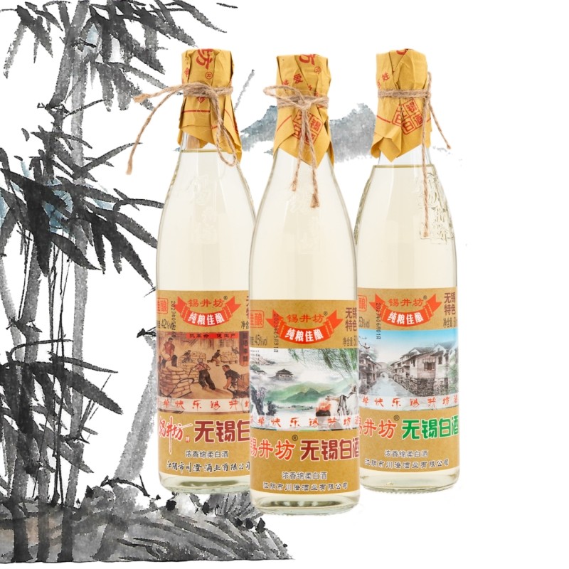 锡井坊无锡白酒纯粮佳酿浓香棉柔真纯粮酒42/45/53度图片