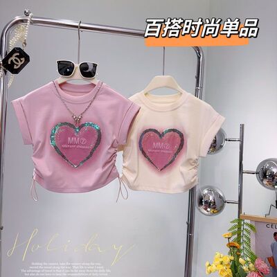 2026女童夏季新款亮片时