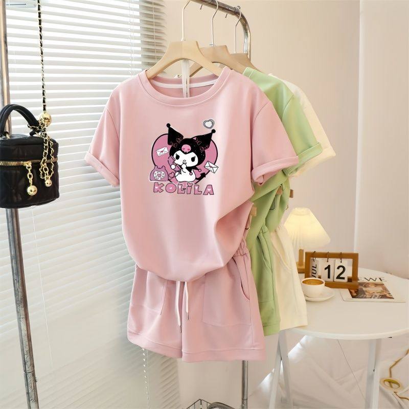 库洛米夏季儿童套装新款