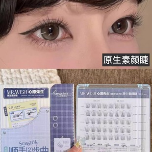 Mr.wish 妈生自然免胶假睫毛自然仿真清透 心愿先生顺手素颜睫短款