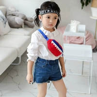 Túi quái vật nhỏ hoạt hình đồng xu ví cha mẹ trẻ em túi ngực trẻ em vai cô gái túi thời trang thủy triều phiên bản Hàn Quốc - Túi bé / Ba lô / Hành lý shop balo cho be