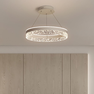 卧室灯2025年新款 主卧灯吊灯轻奢灯具简约房间书房圆环后现代极简