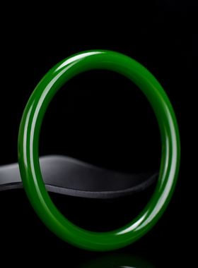 新疆和田白玉碧玉手镯女款富贵镯羊脂级俄料老坑真玉少女气质旺夫