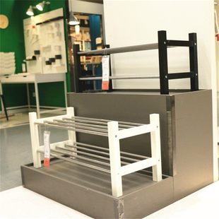 宜家图西格鞋架门厅晒鞋架多色置物架 搁架 家居储物收纳国内代购