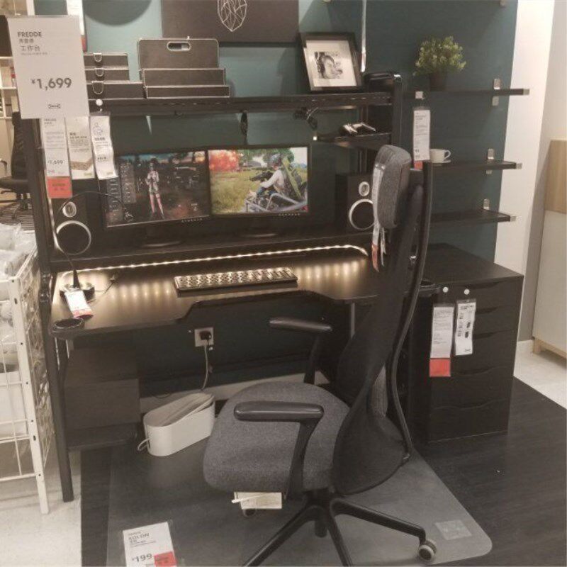 电竞桌宜家工作台电脑书桌