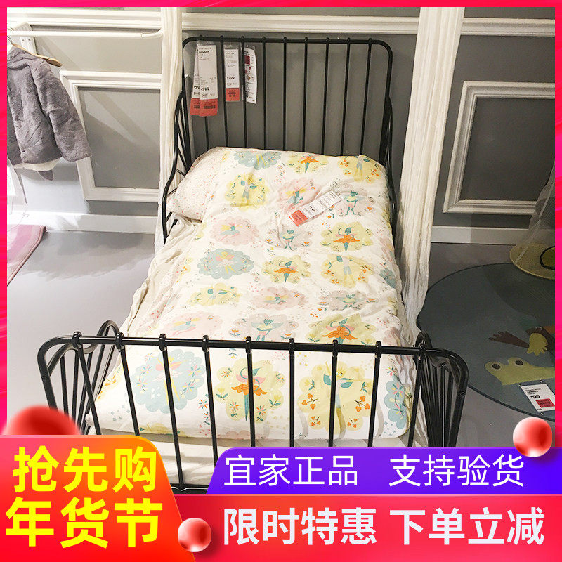床框防跌落加长女孩公主床