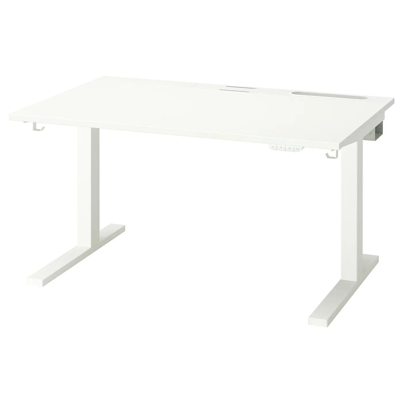 IKEA宜家代购米特丛120x80坐/站两用式办公桌电动电脑桌高度可调图片