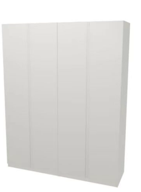 国内宜家代购帕克思/康普蒙衣柜组合/白色200x60x236厘米简约