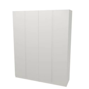 白色200x60x236厘米简约 康普蒙衣柜组合 国内宜家代购 帕克思