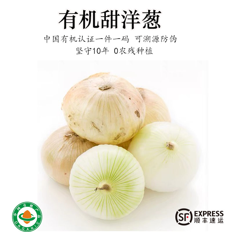 有机新鲜甜洋葱水果5斤白洋葱黄皮蔬菜多汁生吃无农药化肥