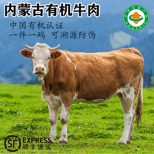 牧北鲜有机牛肉内蒙古新鲜西冷牛排原切牛腩腱子肉牛肉卷牛肉饼