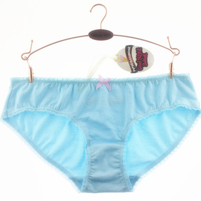 高开叉学生全棉三角内裤