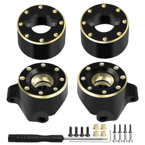 Axial 1/30 SCX30 福特烈马 牧马人 K10 黄铜转向杯+后桥黄铜配重