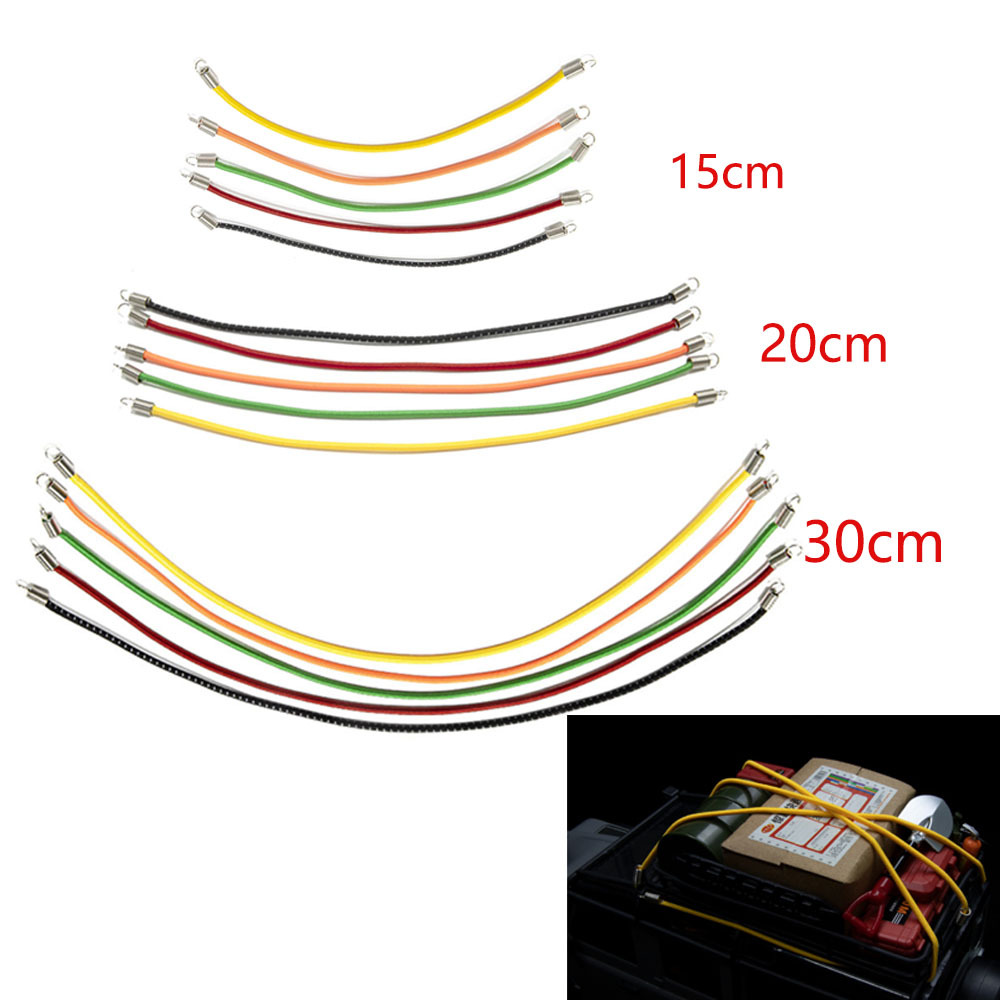 rc 1/8 1/10 1/24 scx24 trx4m scx10顽皮龙行李架绑绳行李绳拉绳