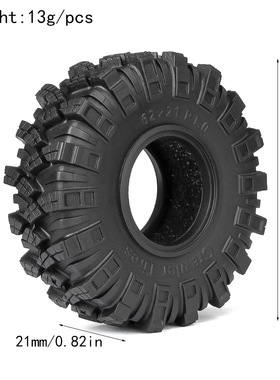 1.0英寸 RC攀爬车胎皮 1/18 TRX4M 1/24 SCX24 FMS Ascent-18