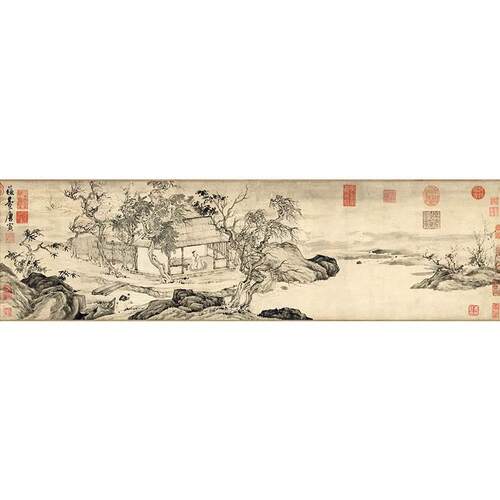 高清复刻唐寅伯虎悟阳子