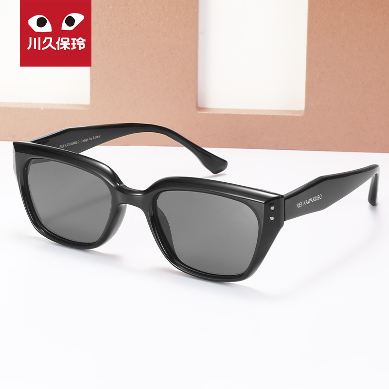 川久保玲太阳镜防紫外线2024新款偏光小脸墨镜女高级感眼镜男3965