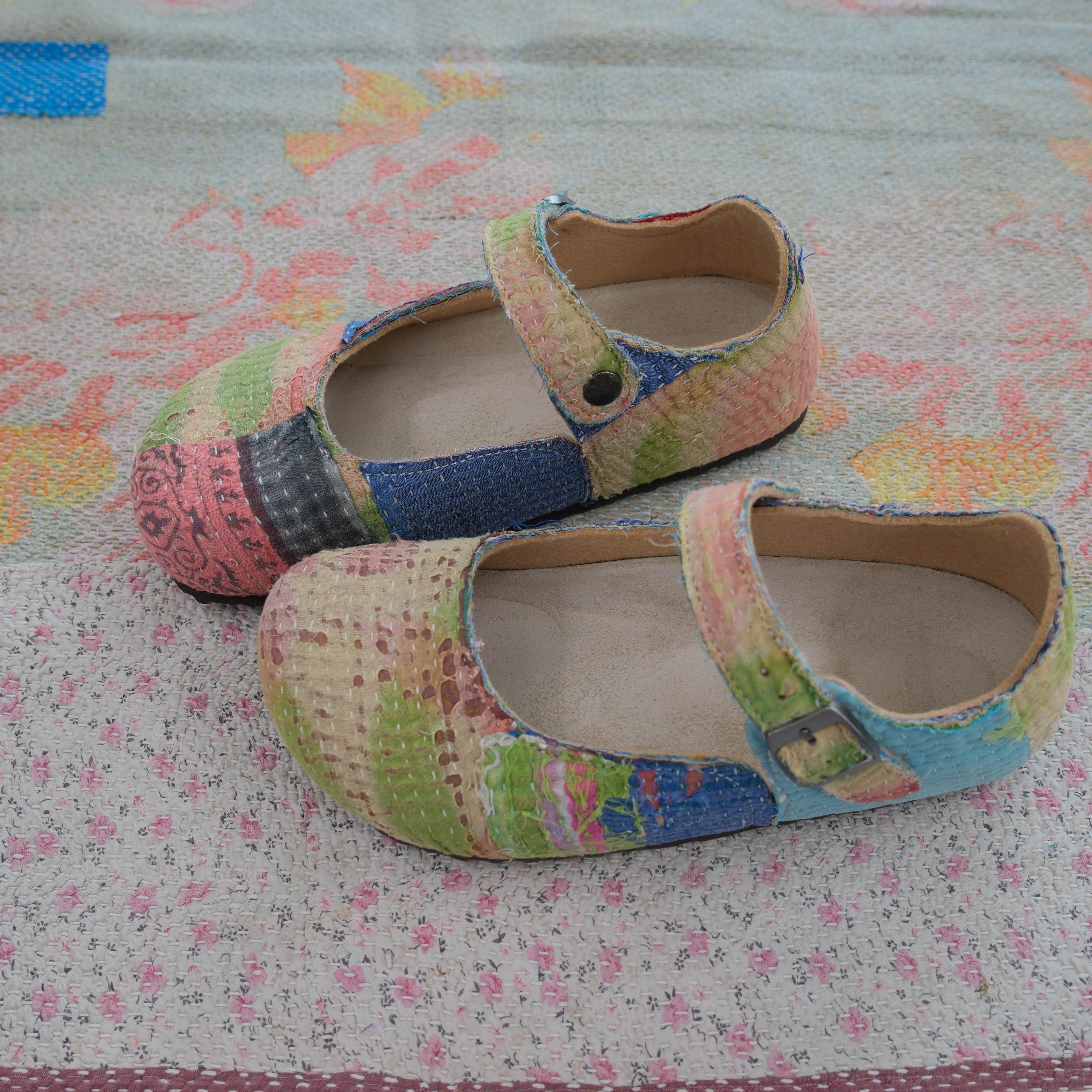 Bhoomi古布勃肯鞋时尚百搭单品手工个性撞色复古37-133