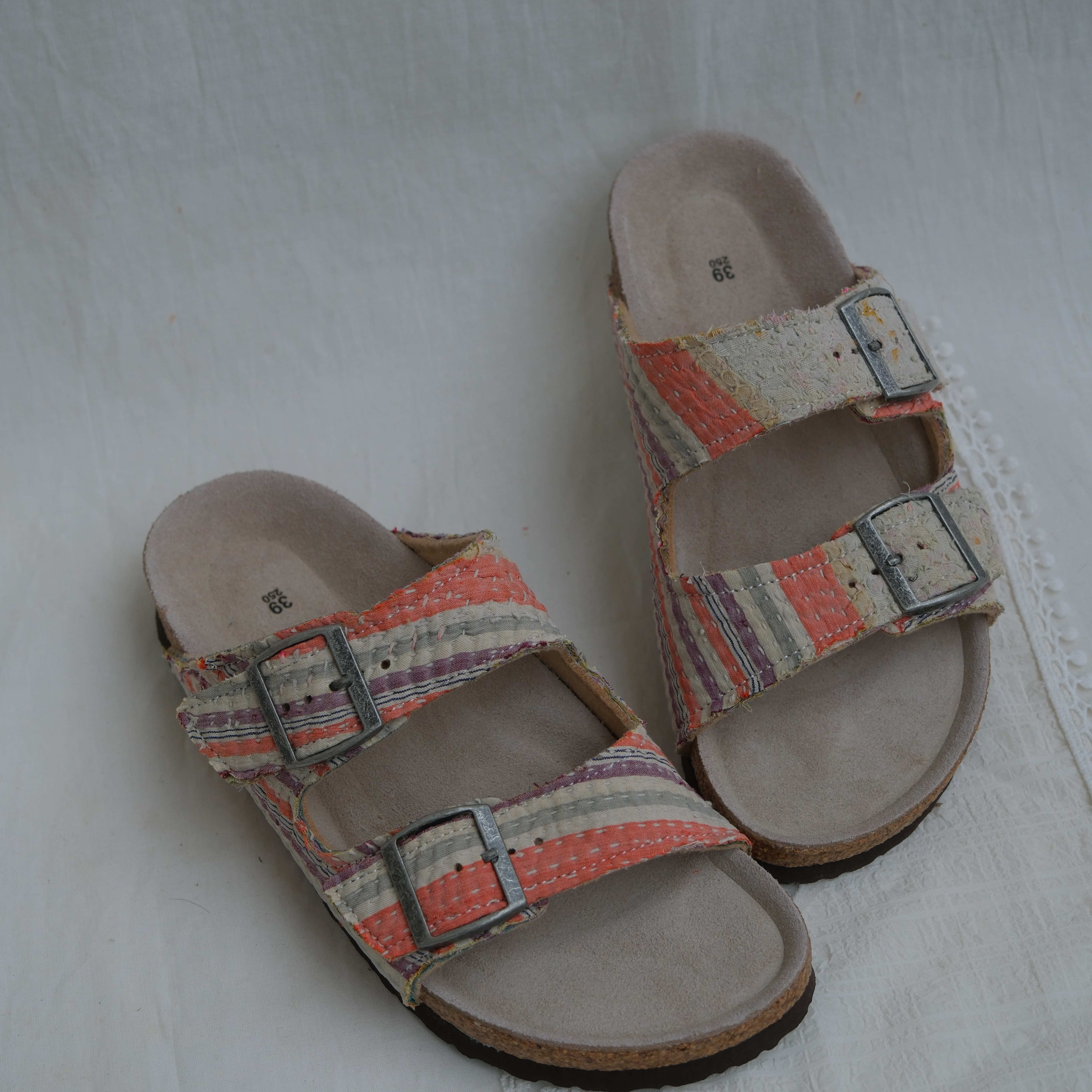 Bhoomi古布勃肯鞋时尚清新拖鞋单品手工个性撞色一鞋一拍39-15