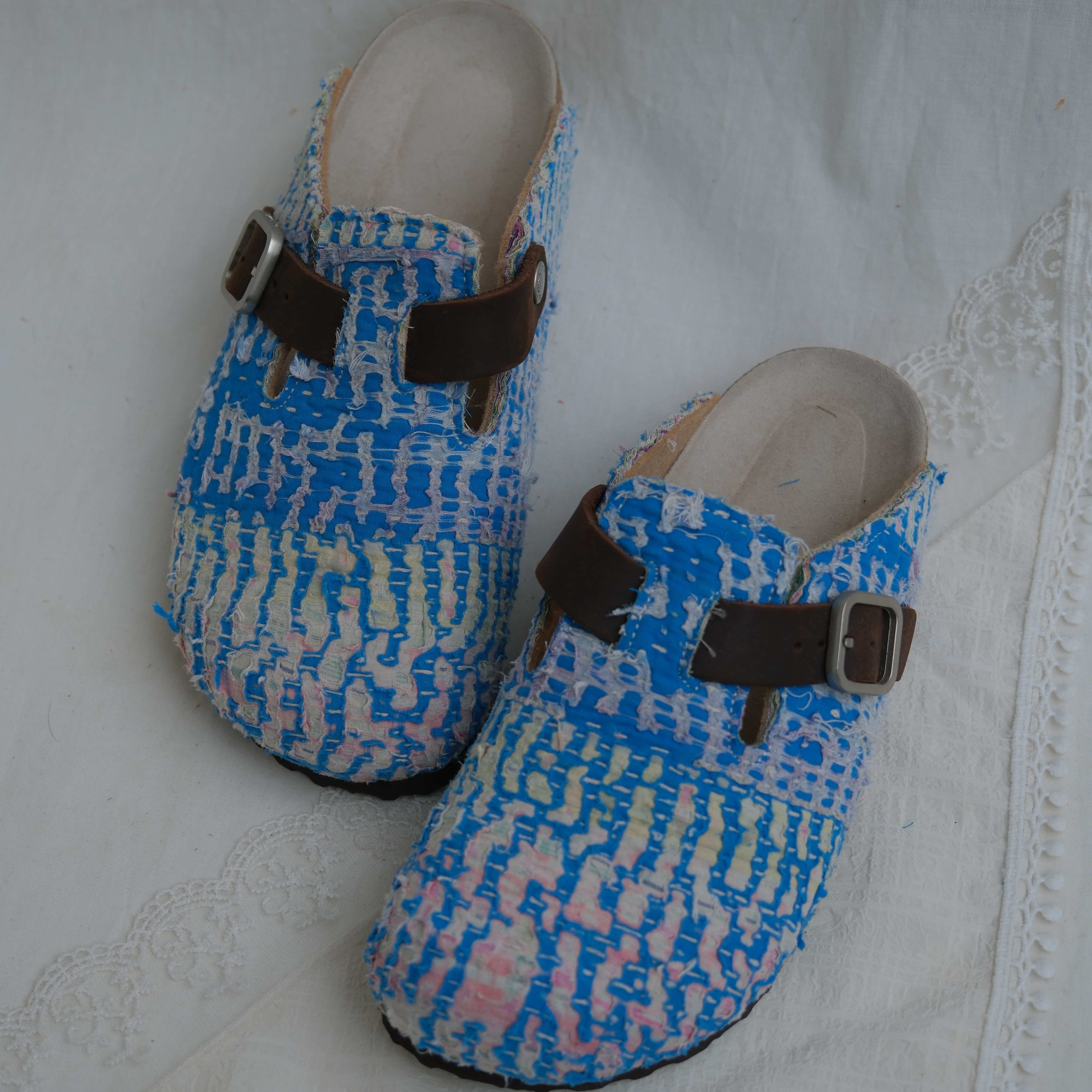 Bhoomi古布勃肯鞋时尚磨毛褴褛经典单品手工个性一鞋一拍39-33