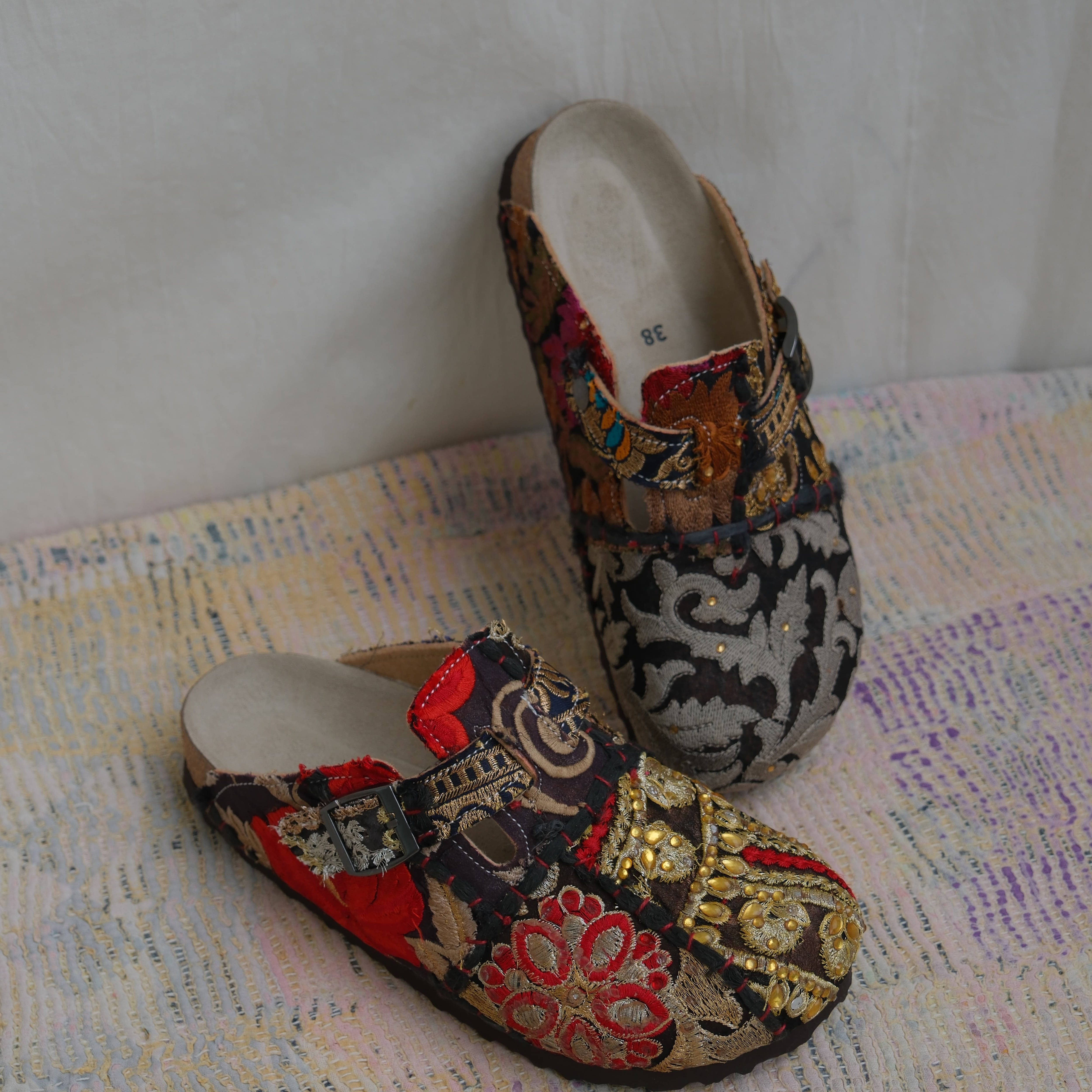 Bhoomi古布勃肯鞋半拖金属扣百搭单品手工个性复古一鞋一拍38-59