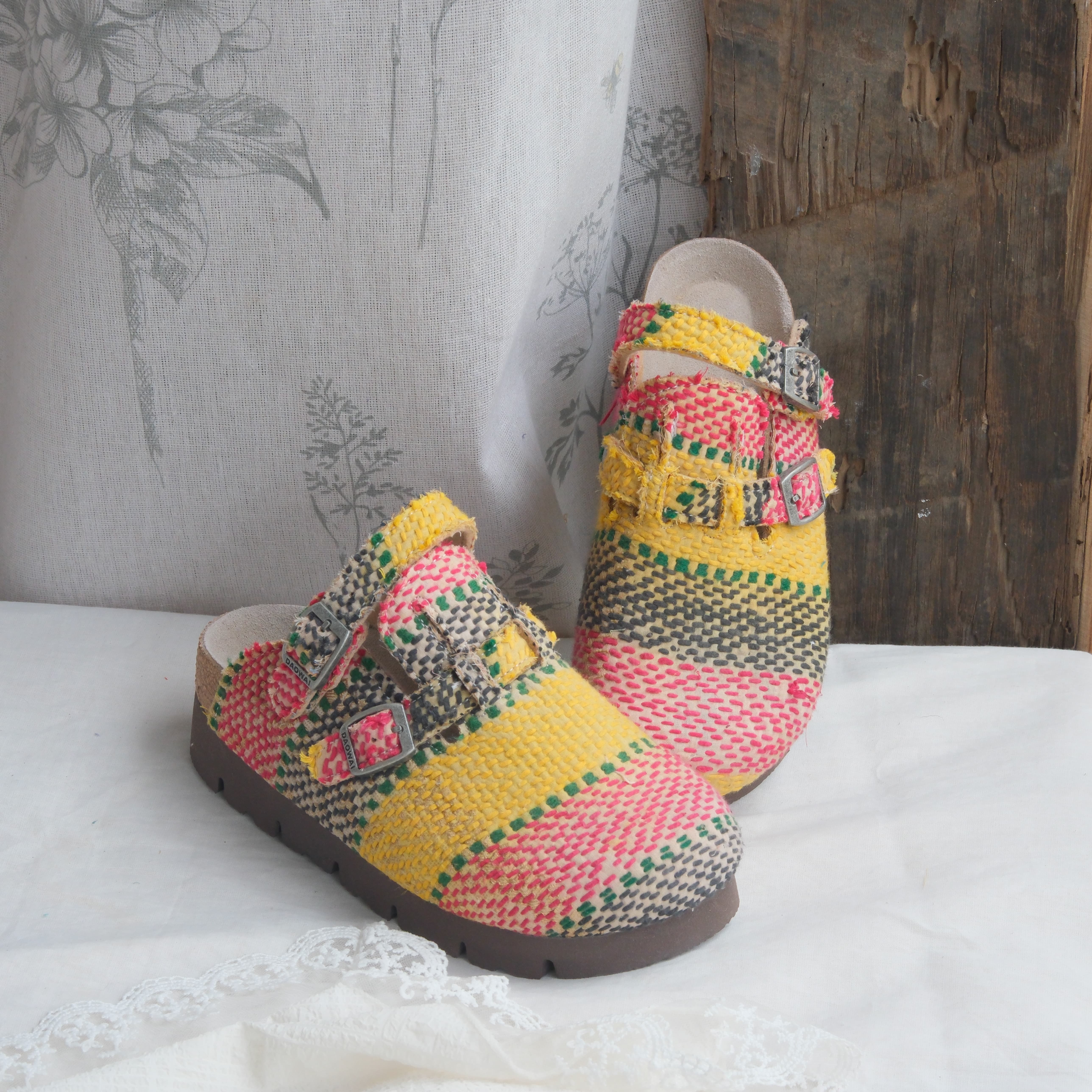 Bhoomi古布勃肯鞋时尚百搭单品手工个性撞色复古35-40H