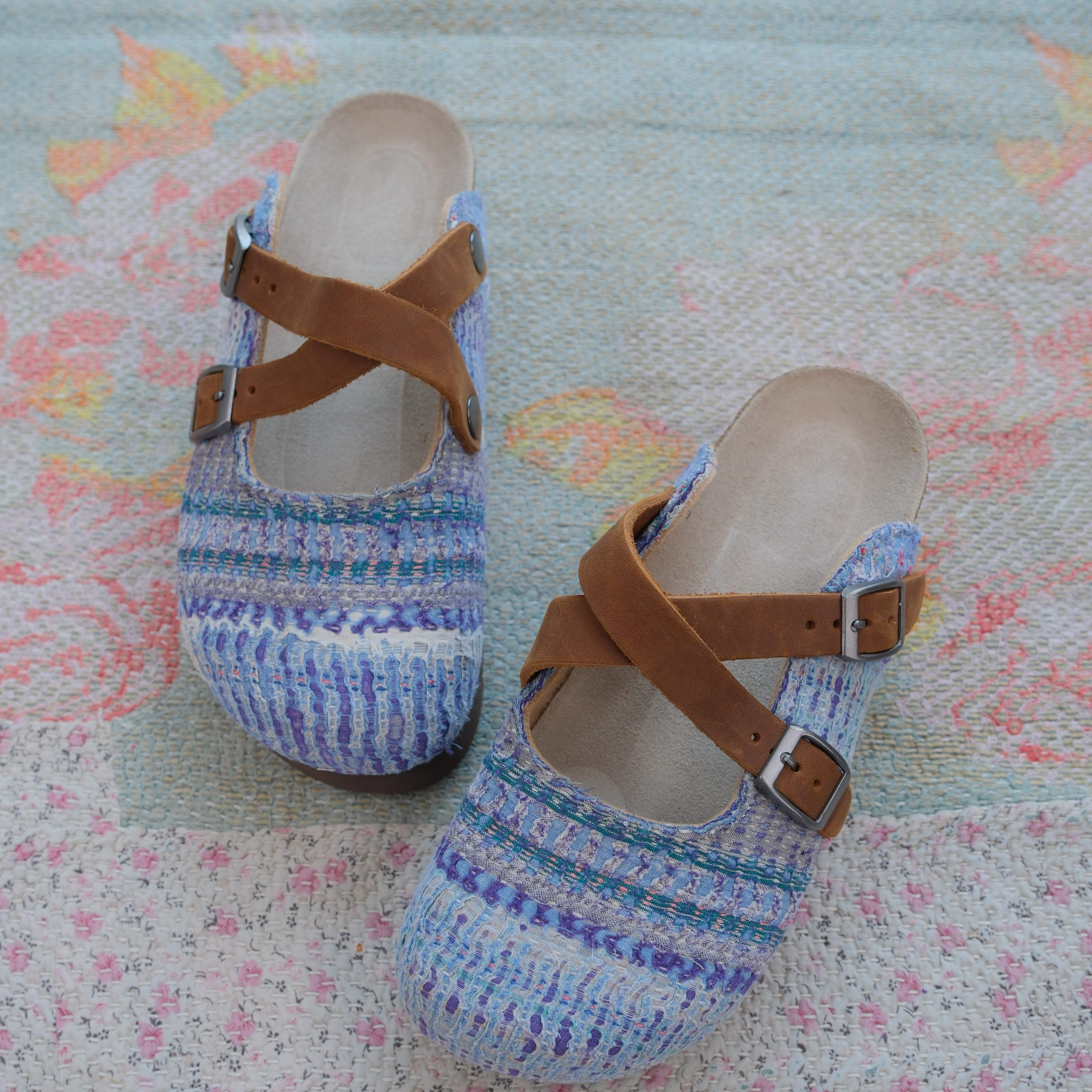 Bhoomi古布勃肯鞋时尚百搭单品手工个性撞色复古35-115H