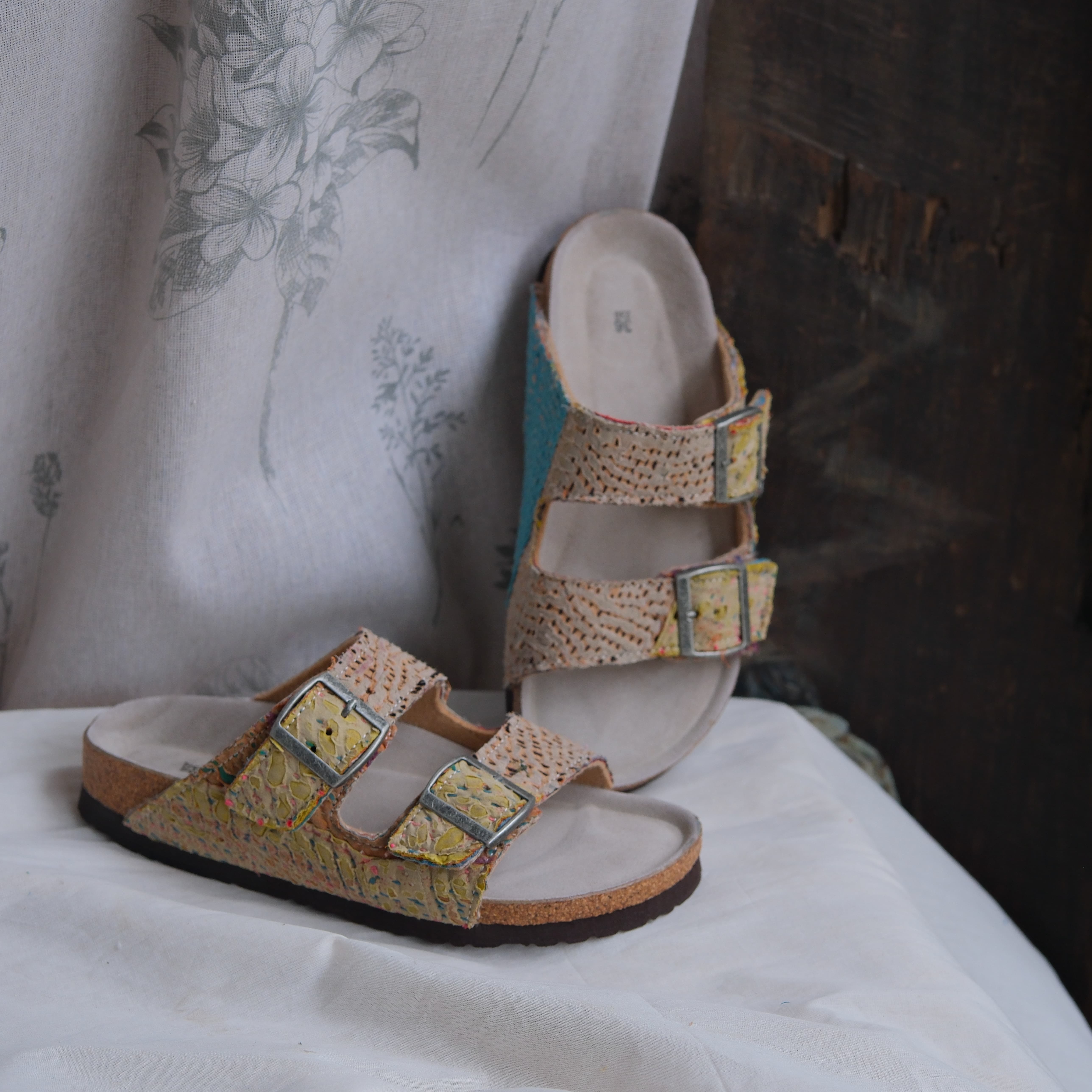 Bhoomi古布勃肯鞋时尚百搭单品手工个性撞色复古一鞋一拍36-29