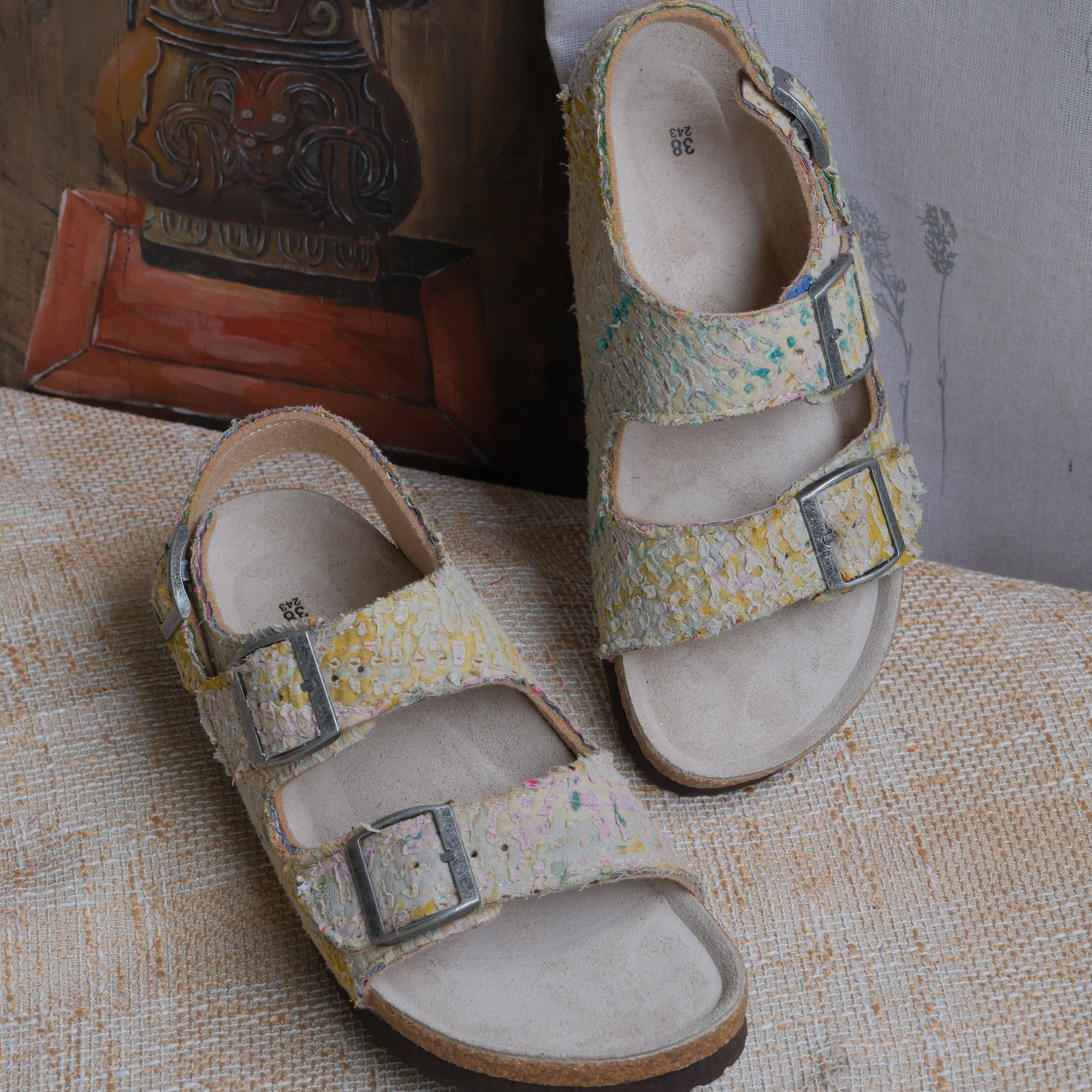 Bhoomi古布勃肯鞋经典百搭凉鞋单品手工个性复古一鞋一拍38-48