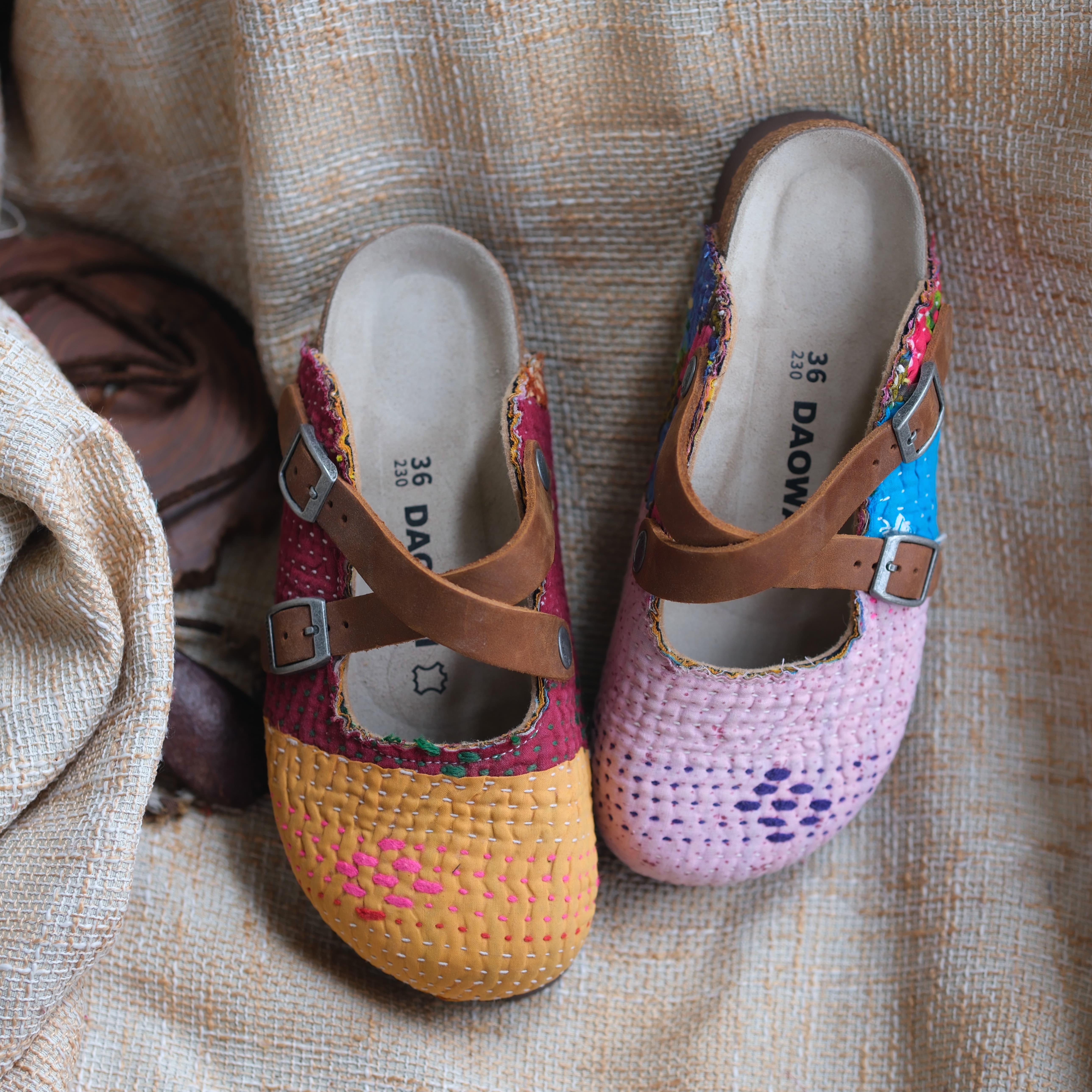 Bhoomi古布勃肯鞋时尚百搭单品手工个性撞色复古一鞋一拍36-61H