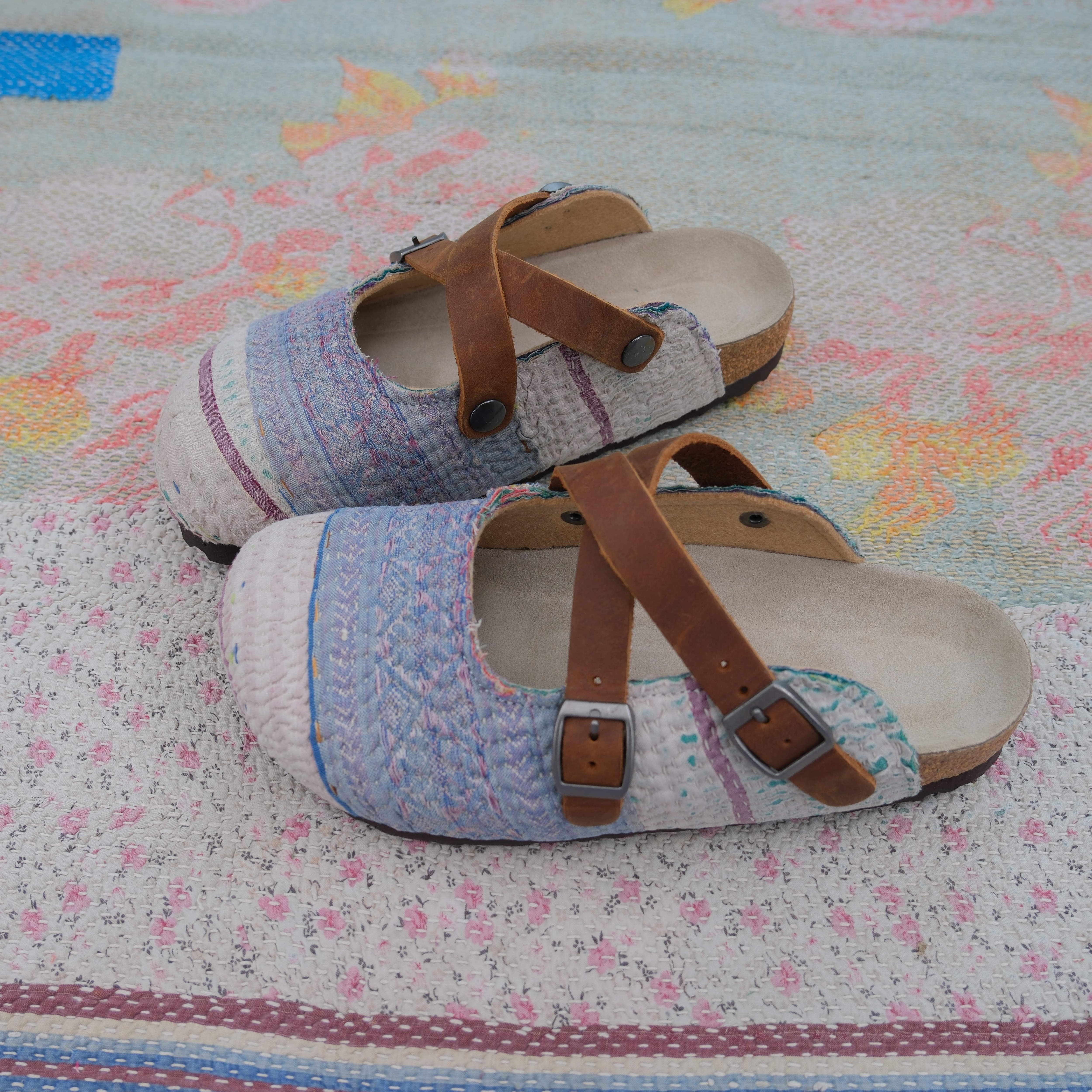 Bhoomi古布勃肯鞋时尚百搭单品手工个性撞色复古37-137