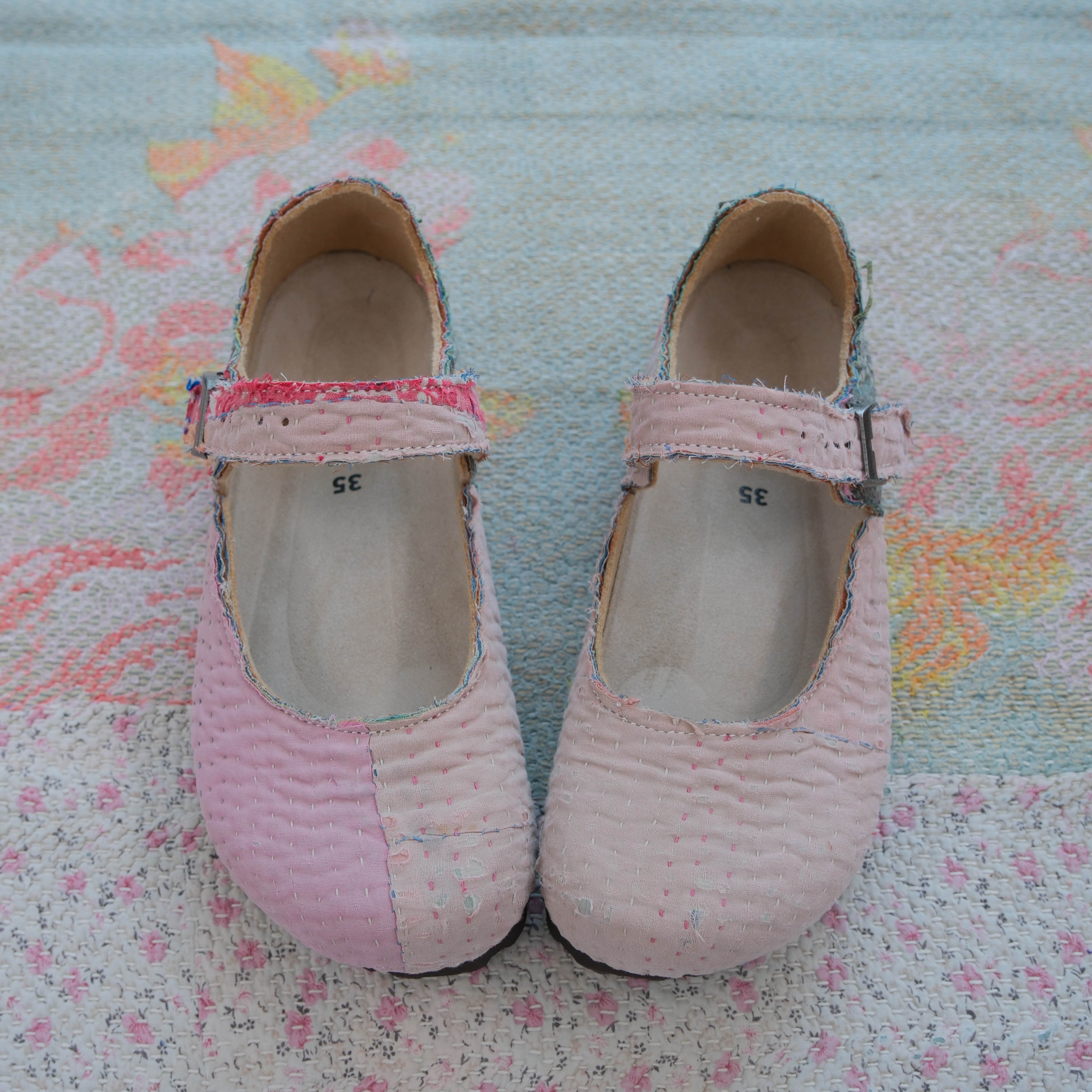 Bhoomi古布勃肯鞋时尚百搭单品手工个性撞色复古35-118