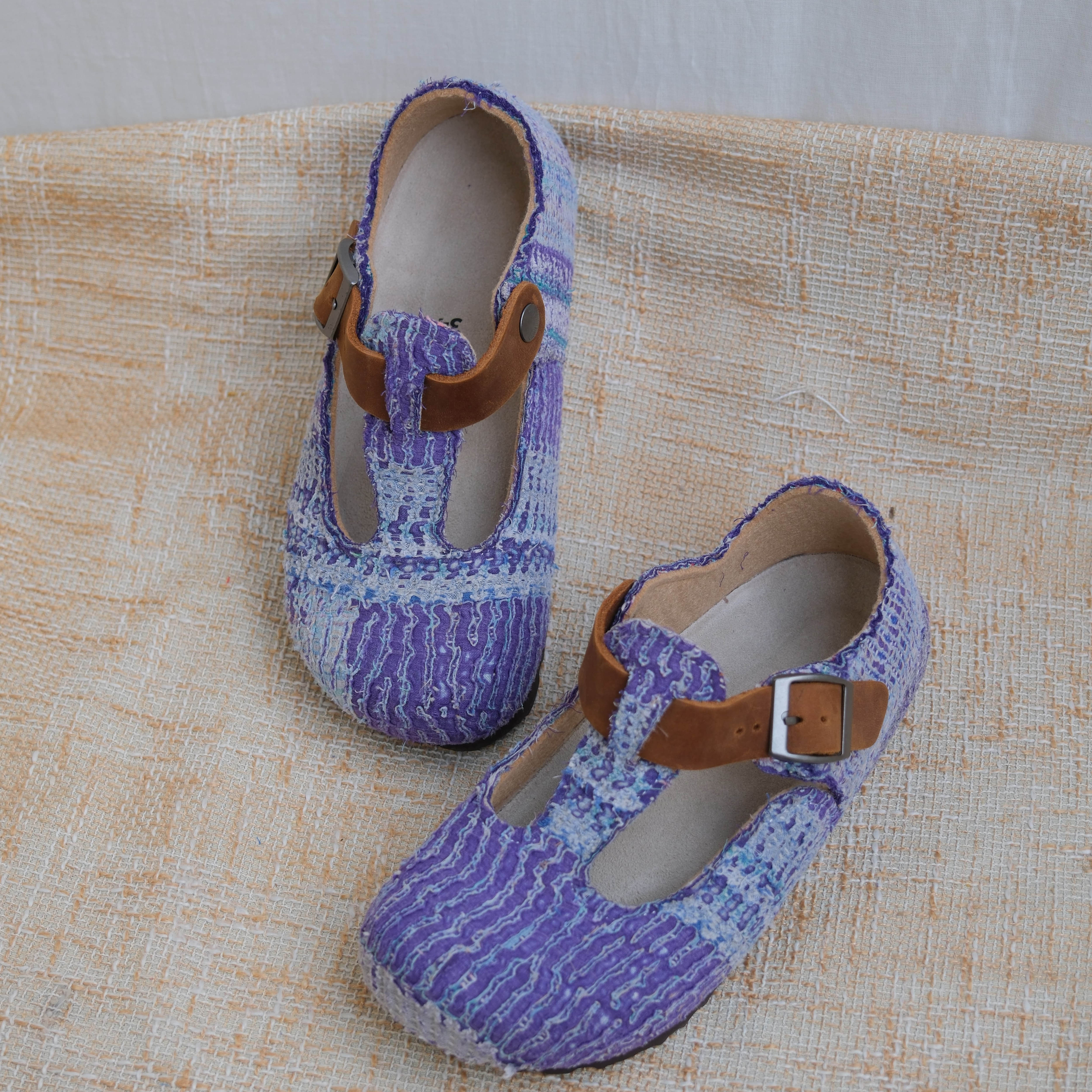 Bhoomi古布勃肯鞋时尚百搭单品手工个性撞色复古一鞋一拍34-6