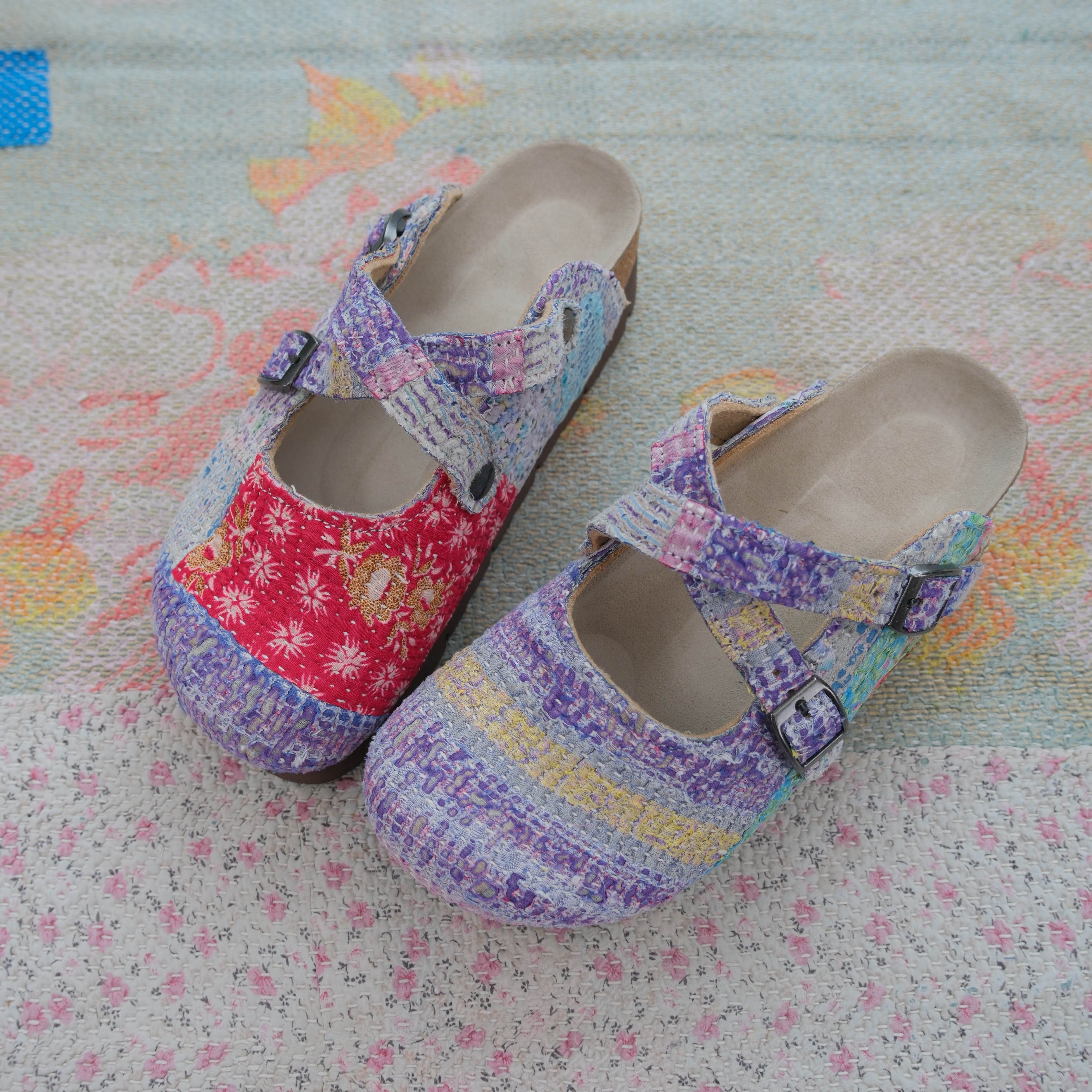 Bhoomi古布勃肯鞋时尚百搭单品手工个性撞色复古37-215H