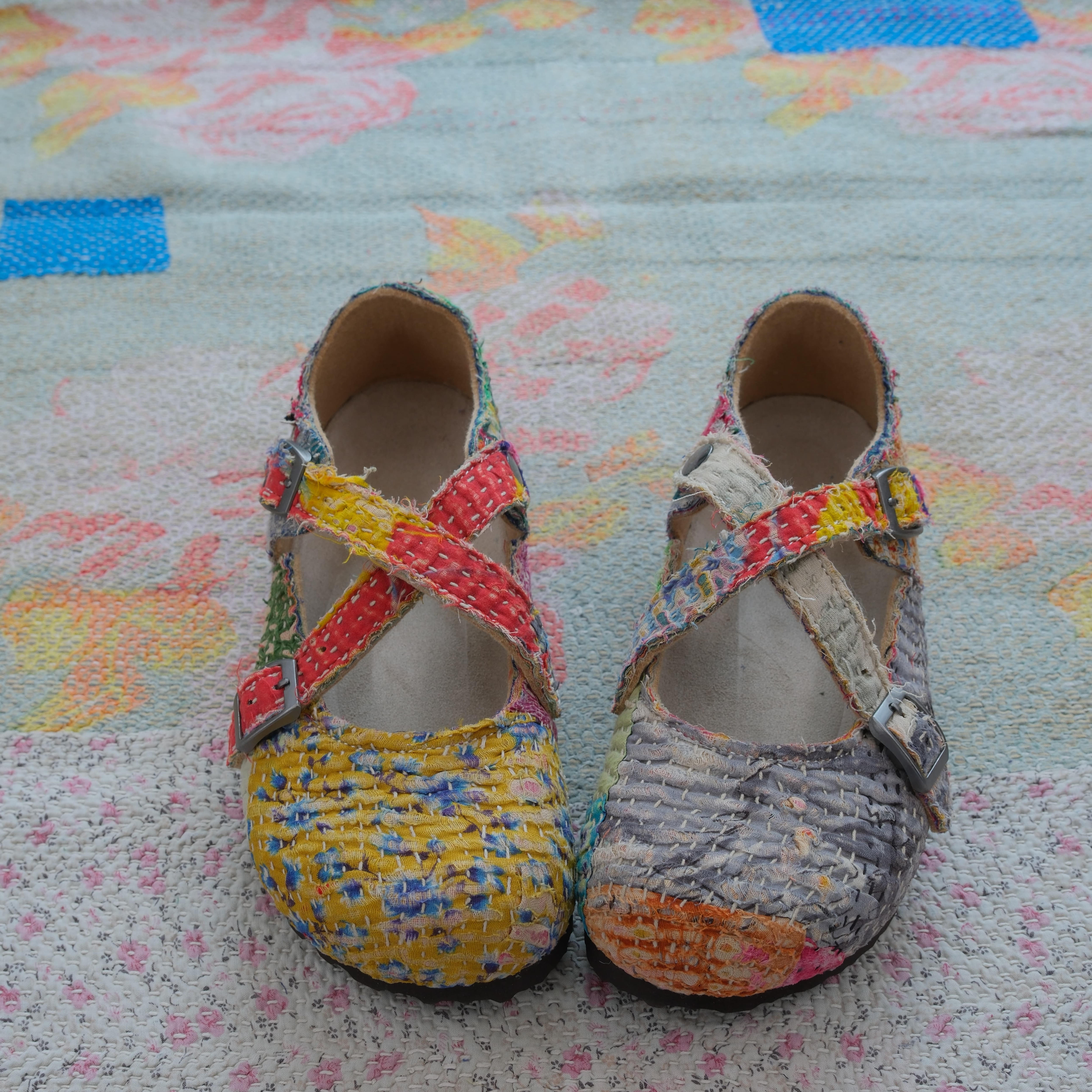 Bhoomi古布勃肯鞋时尚百搭单品手工个性撞色复古35-98