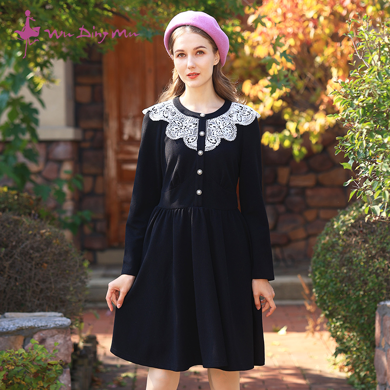 五丁目衣舍小黑裙修身