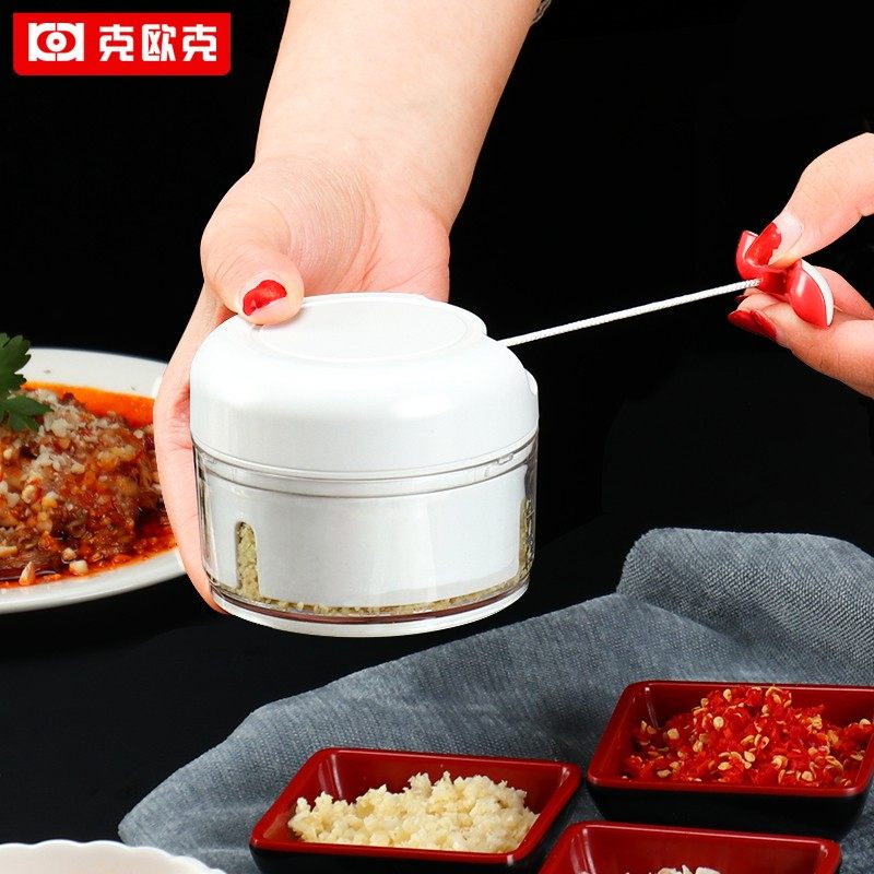 手动捣蒜泥器蒜蓉搅碎器拉大蒜末捣碎家用压蒜切搅碎机打绞蒜神器