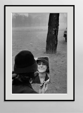 Elliott Erwitt 厄威特经典黑白摄影装饰画复古怀旧卧室餐厅挂画