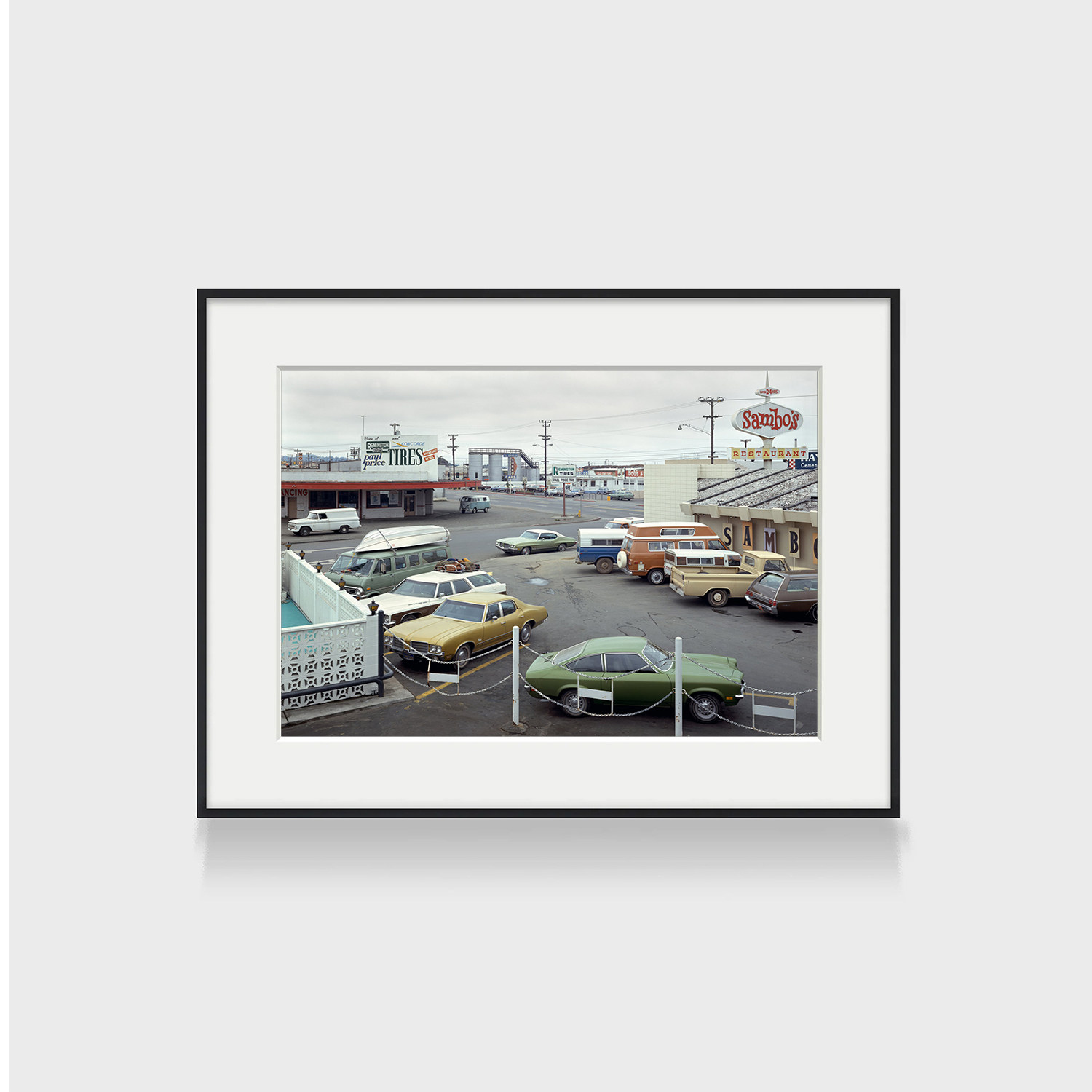 Stephen Shore 新彩色摄影大师装饰画酒吧西餐厅复古老爷车挂画图片