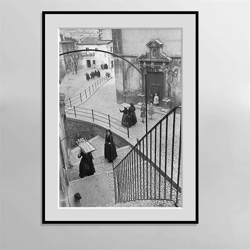 Henri Cartier Bresson布列松作品黑白摄影装饰画西餐厅书房壁画