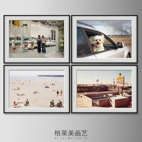 Stephen Shore 新彩色摄影大师装饰画时尚个性高级感餐厅酒店挂画