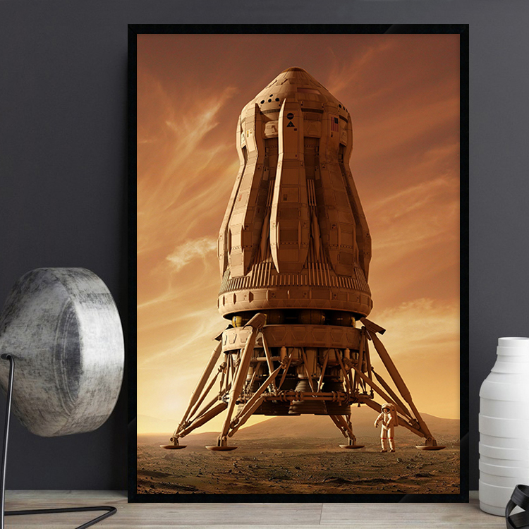 The Martian 火星救援 欧美科幻经典电影海报装饰画酒吧餐厅壁画