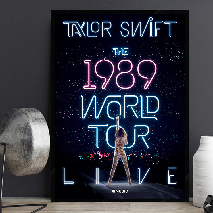 Taylor Swift 泰勒斯威夫特 乡村音乐海报装饰画复古酒吧墙挂画