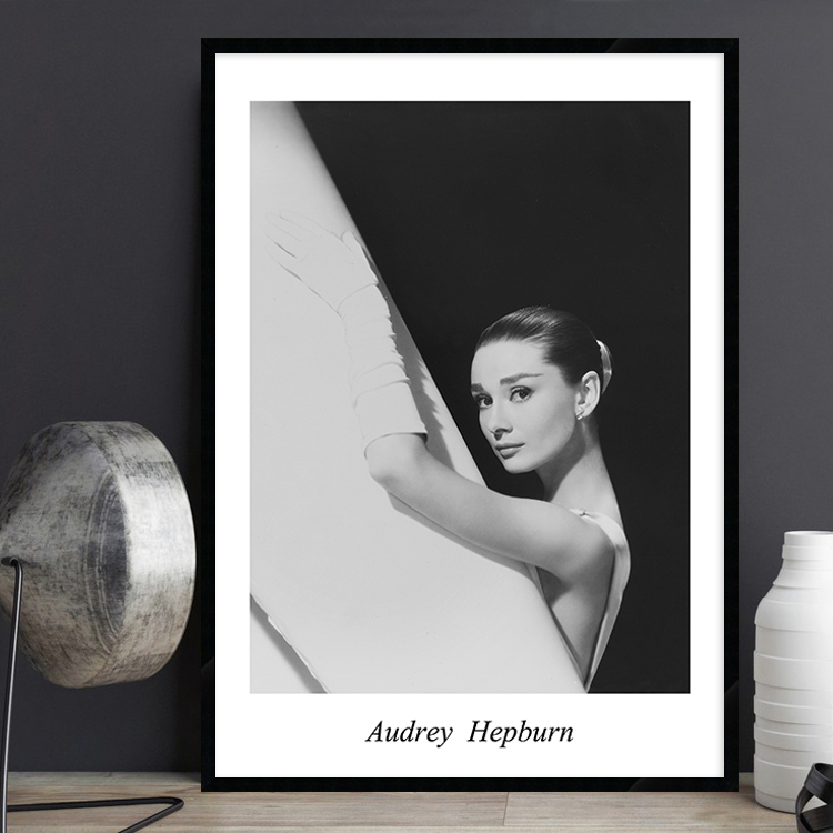 带框装饰画现代简约咖啡店挂画