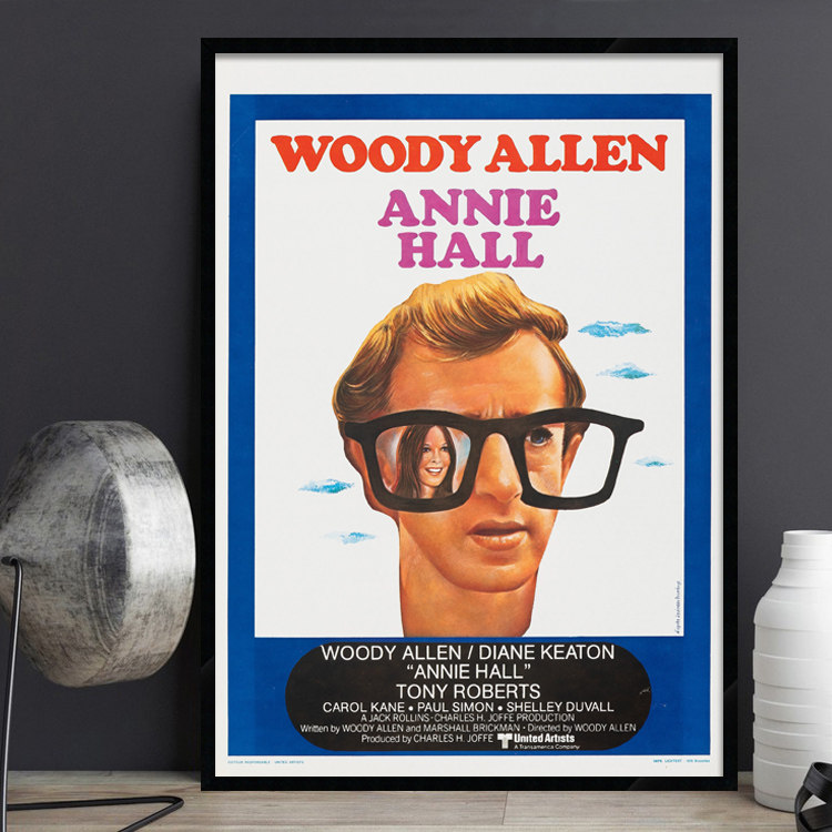 Annie Hall 安妮·霍尔 电影海报装饰画 爱情文艺咖啡厅酒吧挂画