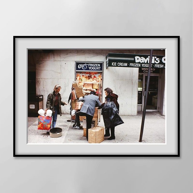 jeff mermelstein 彩色摄影师小众艺术卡纸装饰画酒店高级感挂画