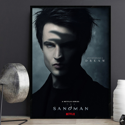 The Sandman 睡魔美剧电影海报装饰画酒吧餐厅客厅工业风有框挂画
