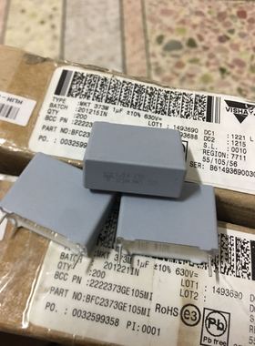 BFC2373GE105MI MKT373 630V 1UF 105 VISHYA-BC薄膜电容器P=22.5