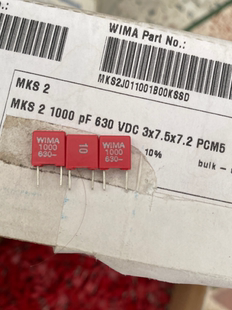 630v1000P/PF 102/1NF WIMA 威马薄膜电容器 MKS2 5MM脚距